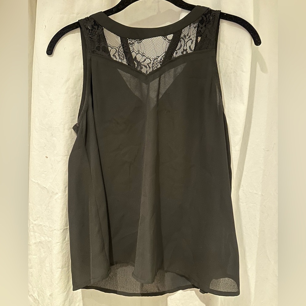Black lace top